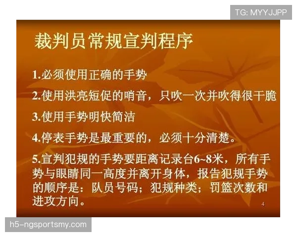 篮球裁判手势规则详解：判罚动作与标准解析